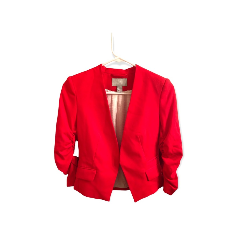 H&M red blazer - US 2